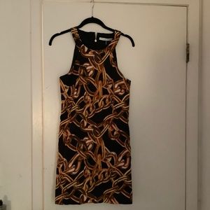 Multicolored Halter mini dress